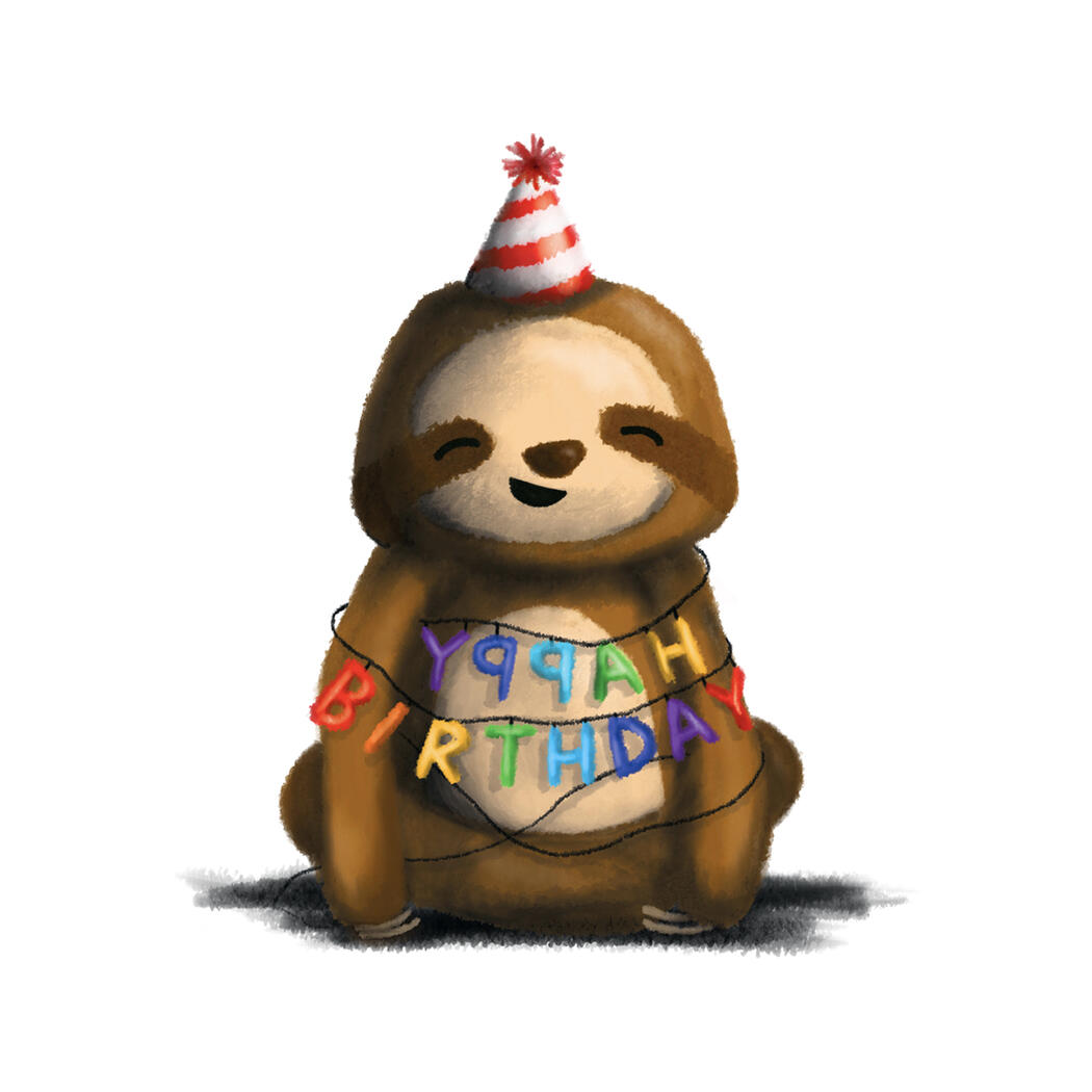 Sloth Birthday